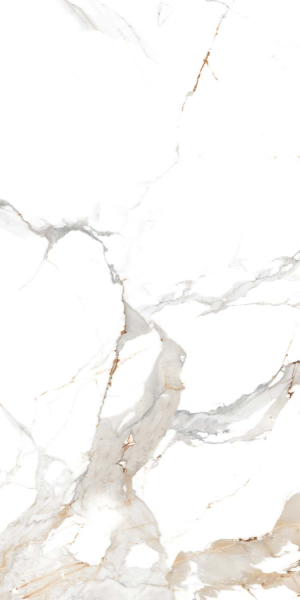 Керамогранит Maimoon Ceramica Glossy Statuario cafe gold 120х60 см 5334766. Фото 2
