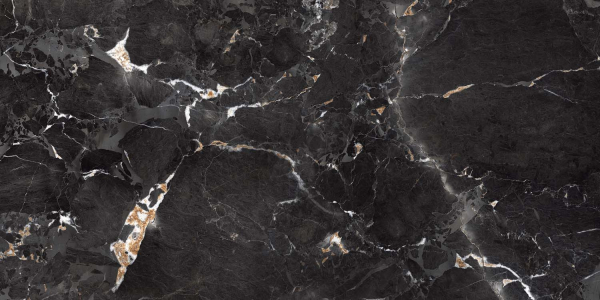 Керамогранит Maimoon Ceramica HG Glossy Imperial Black 120х60 см 5094017. Фото 4