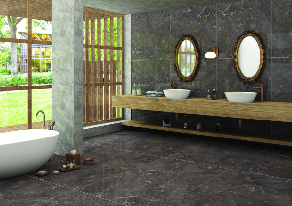 Керамогранит Maimoon Ceramica Slabs Ariana Graphit 180х120 см 6254562. Фото 4