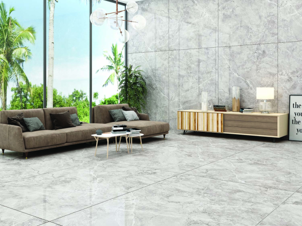 Керамогранит Maimoon Ceramica Slabs Castel Grey 180х120 см 6254559. Фото 4